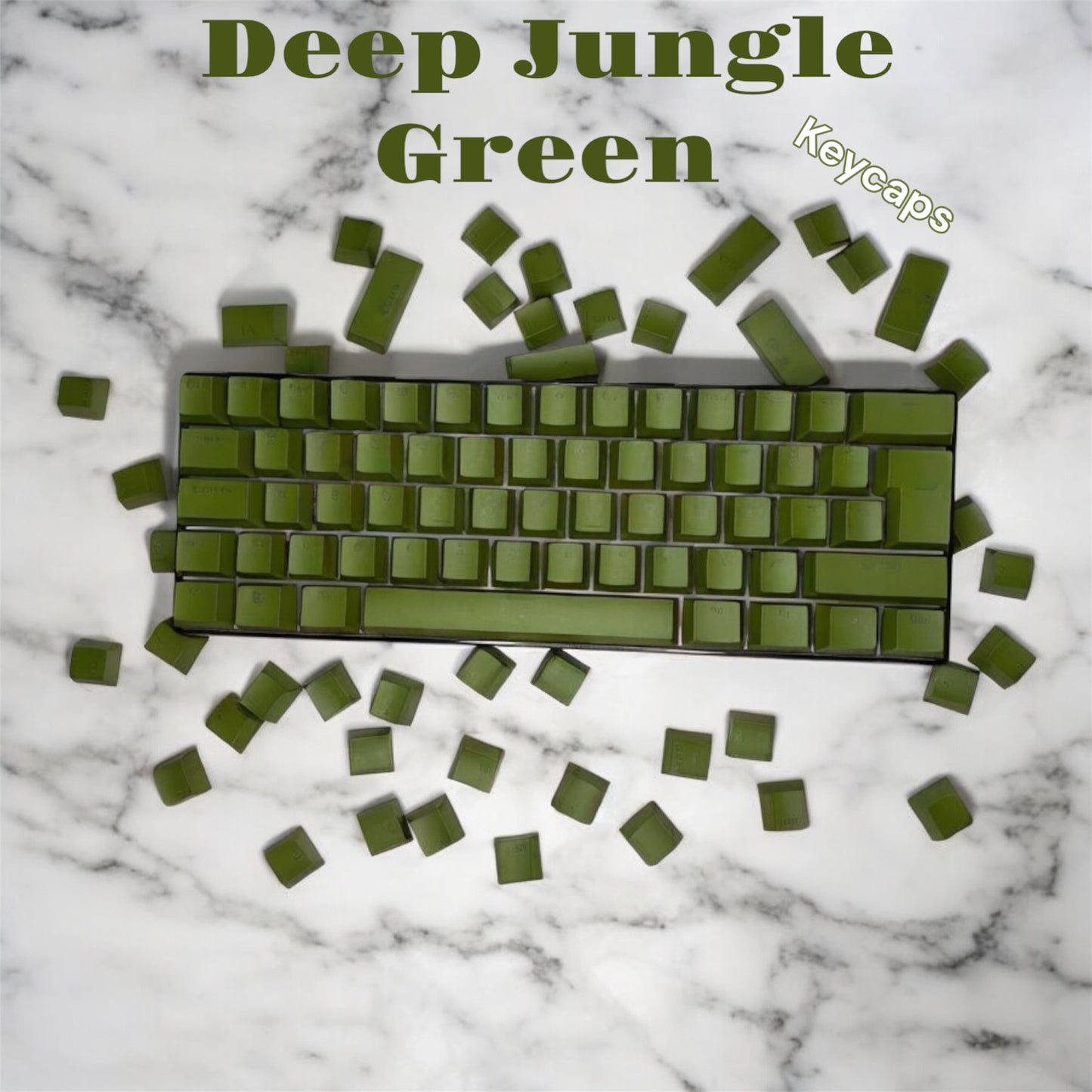 Deep Jungle Green Keycaps