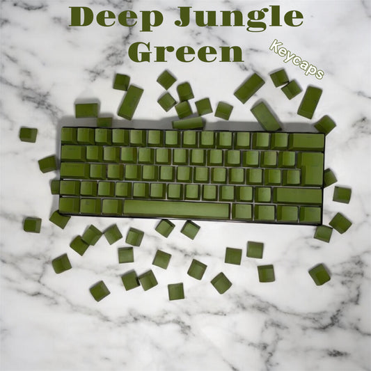 Deep Jungle Green Keycaps