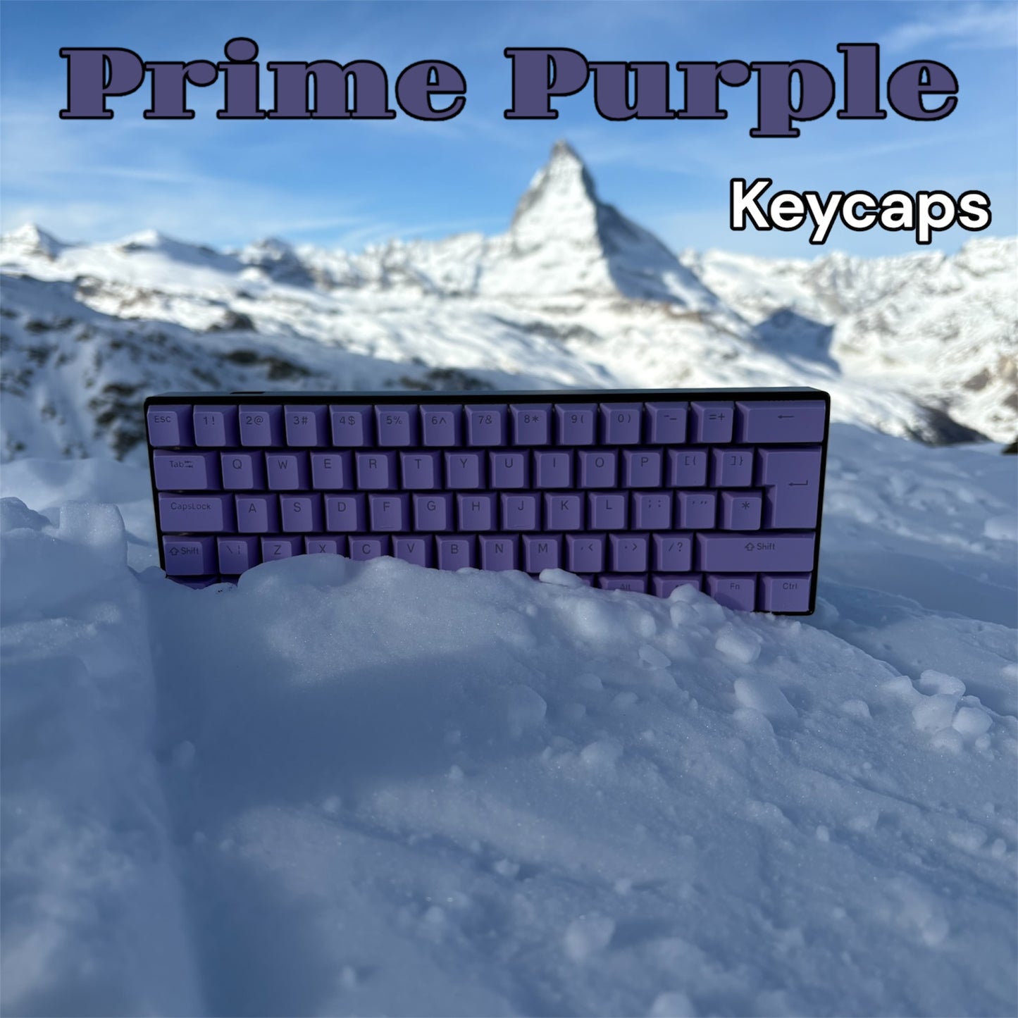 Prime Purple Keycaps